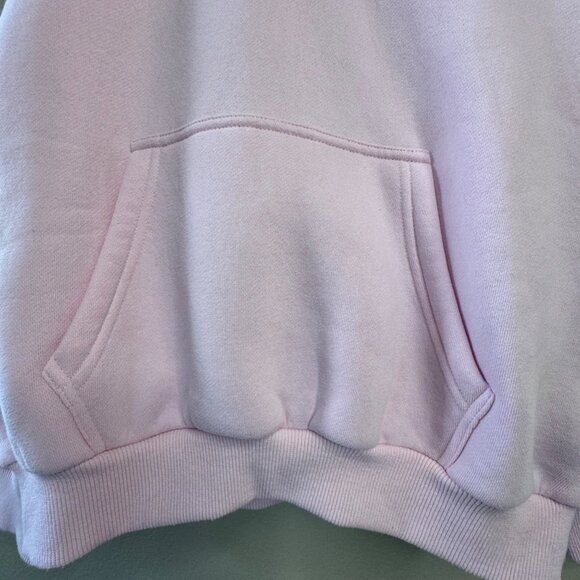 COMFRT Powder Pink Hoodie Girls S 7-8 Kids Soft Oversized Pullover Sweatshirt - Picture 6 of 11